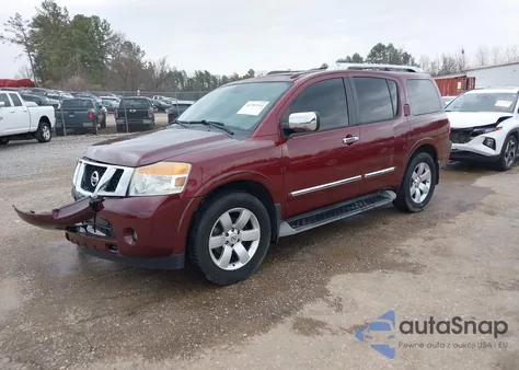 2012 Nissan Armada Sl z USA, uszkodzony, nr VIN 5N1AA0ND2CN615925